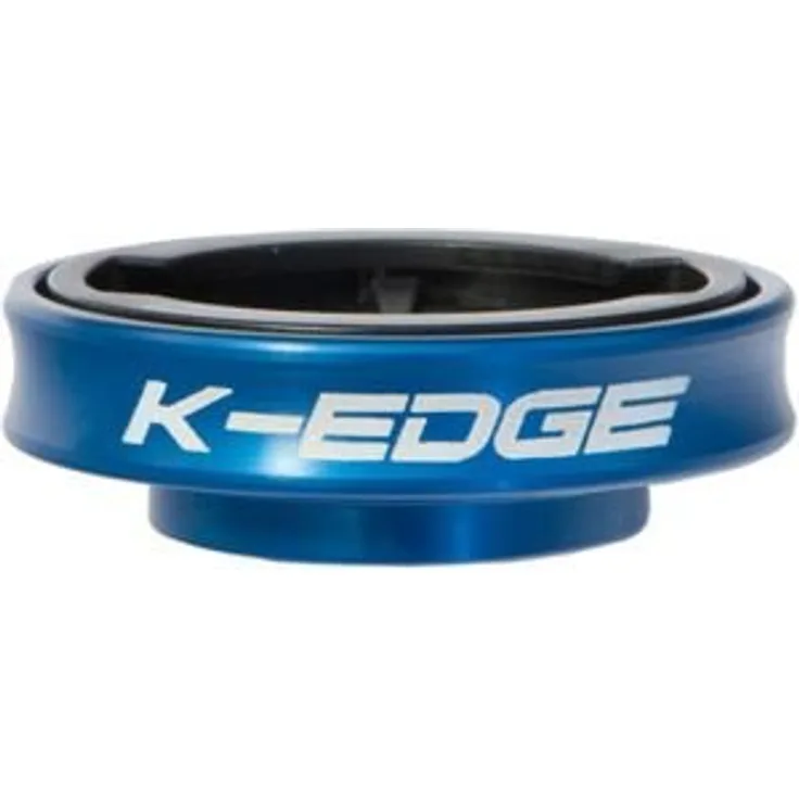 K-EDGE Garmin Computer Mount Gravity Cap Halterungen, Blue Anodize, One Size