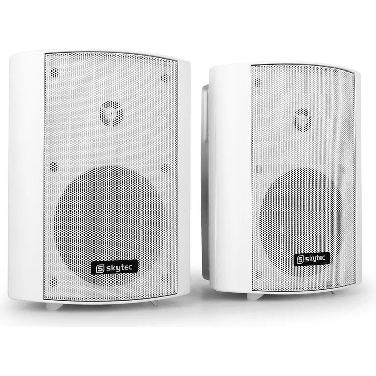 Skytec 100.020 weiß Regallautsprecher - 100 Watt - weiß