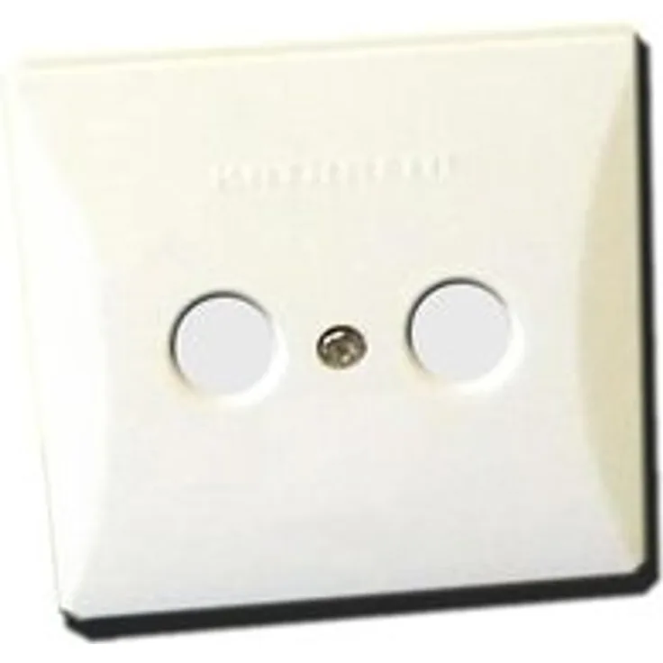 Kathrein ESZ 52 Abdeckplatte 2-Loch 80 x 80 mm weiß RAL 9001