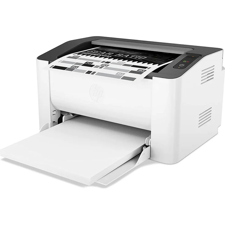 HP Laser 107a - Laserdrucker, Mono, Auflösung: 1200 x 1200 dpi, Druckgeschwindigkeit (S/W): 21 S/min, Papierzufuhr: 160 Blatt (4ZB77A) – Bild 5