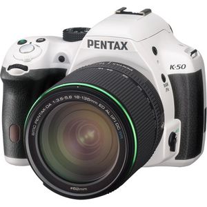 Bild für Pentax K-50 weiß Kit 18-135 mm