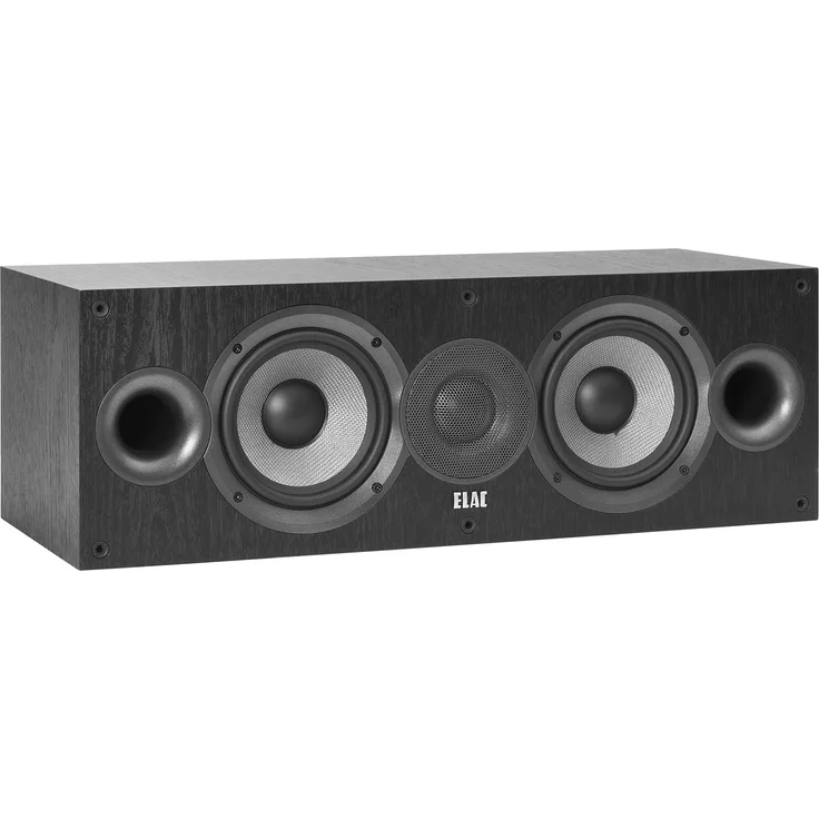 ELAC Debut C5.2 Center-Lautsprecher Schwarz dekor Center-Lautsprecher - 120 Watt - schwarz