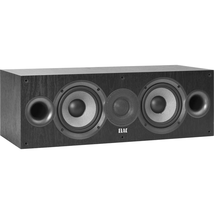 ELAC Debut C5.2 Center-Lautsprecher Schwarz dekor Center-Lautsprecher - 120 Watt - schwarz – Bild 1