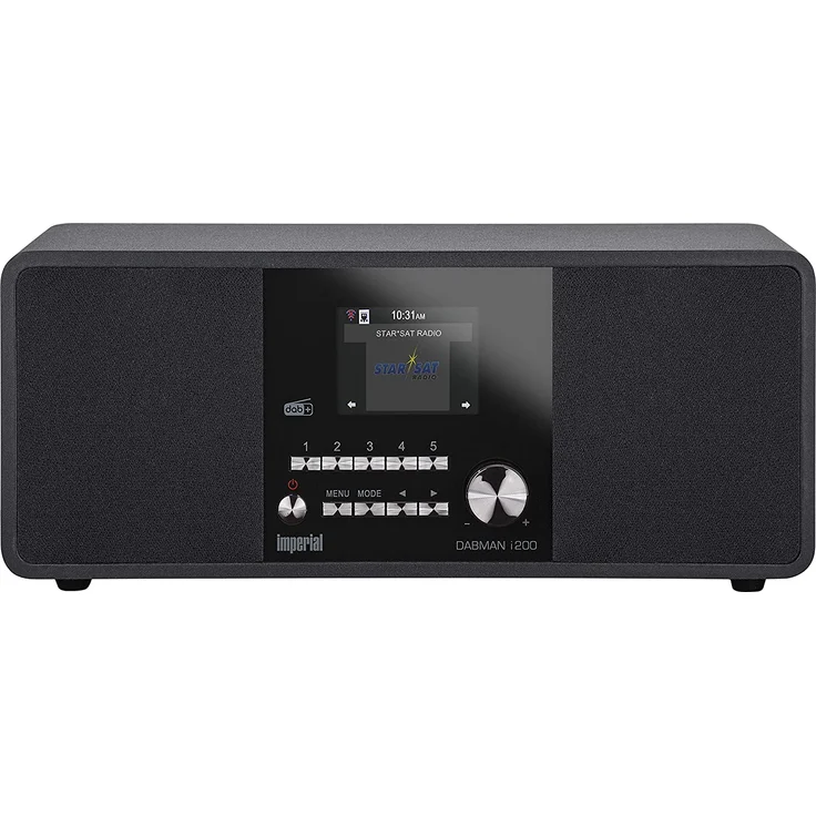 Imperial Dabman i200 22-231-00 Tischradio DAB+/UKW/Internetradio mit WLAN, Spotify-Connect, TFT-Display, schwarz – Bild 3