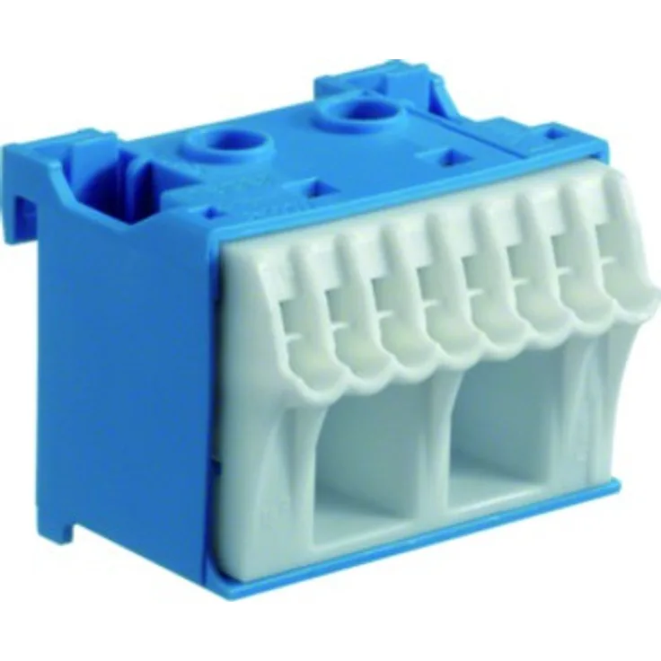 Hager Quick Connect – KN10N Steckdosenleiste Neutral 2 x 25 mm2 + 8 x 4 mm2