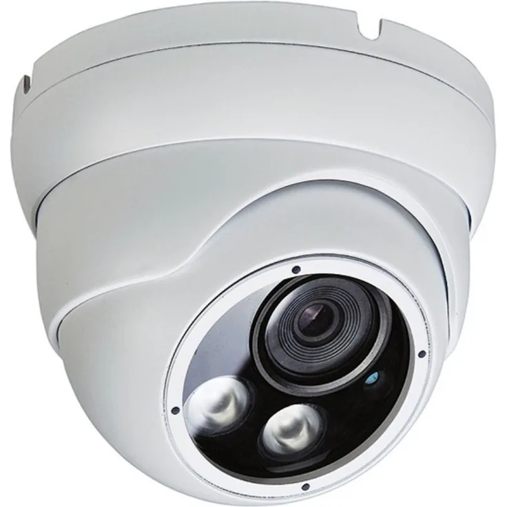 M-E PROCAMO DC-S50 A-W Dome Zoom Aussenkamera Farbe: weiß