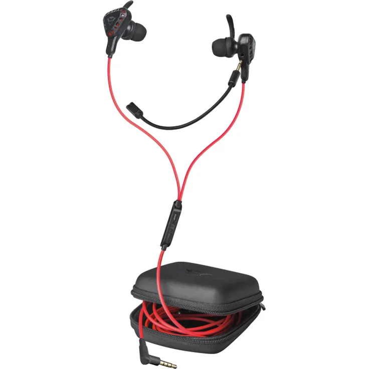 Trust Gaming GXT 408 Cobra Gaming-Ohrhörer In Ear Kopfhörer (für PC-Laptop, Mobile, PS4 und Xbox One)