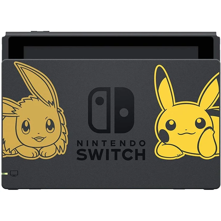 Nintendo Switch V1 Pokémon Let's Go Edition Braun Gelb 32GB Bundle inkl. Pokémon Let's Go: Pikachu + Pokéball Plus (altes Modell) – Bild 5