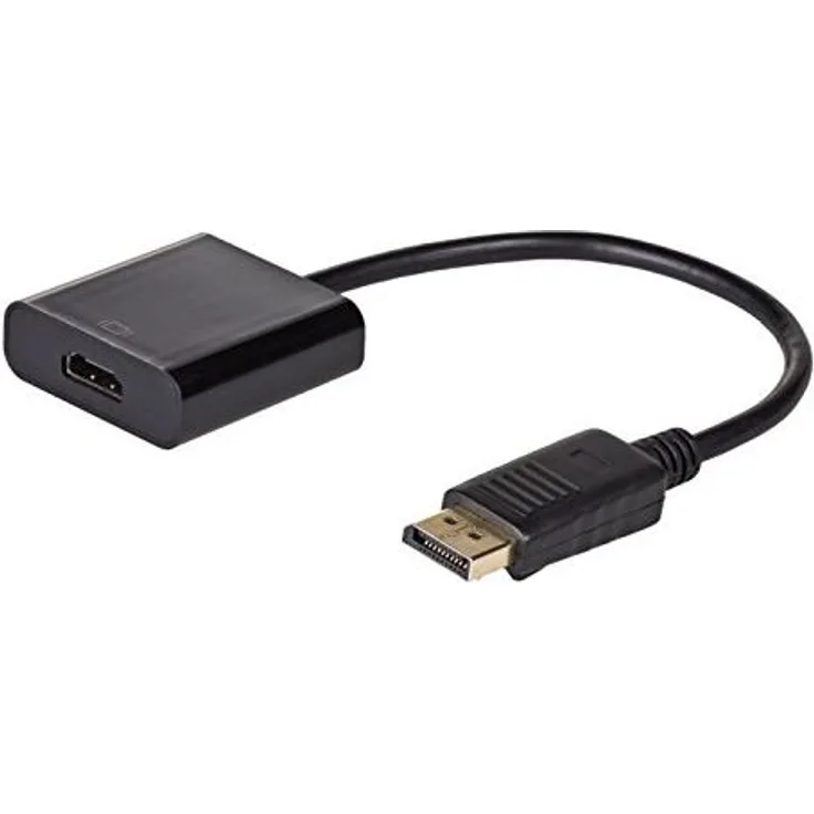 AKYGA AK-AD-11 DisplayPort Male auf HDMI Female Adapter mit Audio schwarz