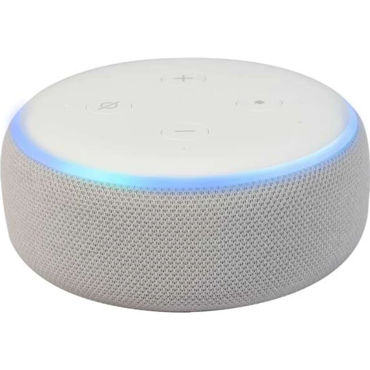 Amazon Echo Dot (3. Generation) Sprachassistent Sandstein/Stoff – Bild 4