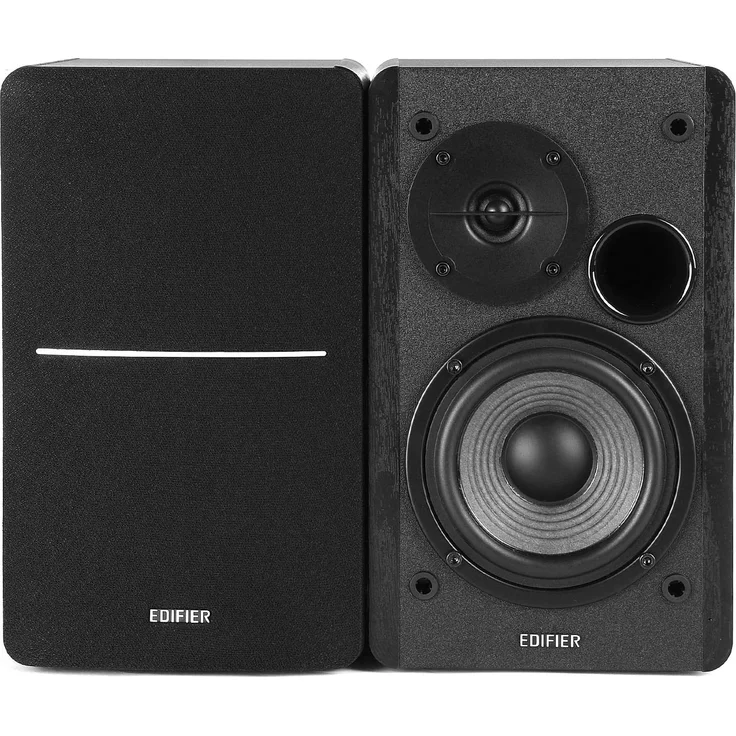 Edifier Studio R1280DB 2.0 Aktivboxen, kabellose Bluetooth Regallautsprecher in schwarz Regallautsprecher - 21 Watt - schwarz – Bild 4