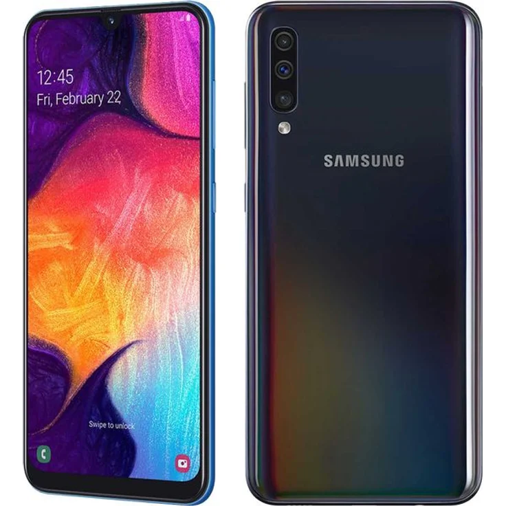 Samsung Galaxy A50 Smartphone 16,26cm (6,4 Zoll) Super AMOLED-Display, 128GB interner Speicher, 4GB RAM, Dual-SIM, Android, Black – Bild 3