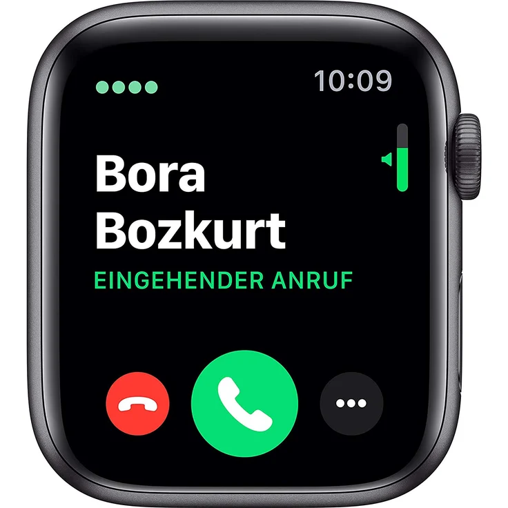 Apple Watch Series 5 Smartwatch GPS + LTE, Unisex, 44mm, Aluminiumgehäuse, Sportarmband, Grau – Bild 3