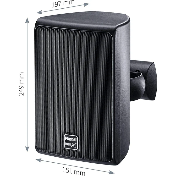 Magnat Symbol X 130 schwarz Universeller 2-Wege Regallautsprecher ...