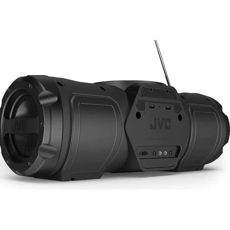 JVC Boomblaster RV-NB300DAB, 2 x 30 Watt, DAB+, UKW, Bluetooth, CD, USB, Line-In, Gitarren- & Mikrofoneingang, Fernbedienung – Bild 6