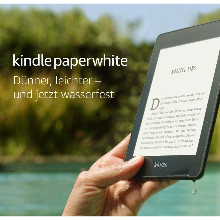 Amazon Kindle Paperwhite 2018 mit Spezialangeboten WLAN 8GB Schwarz (B07747FR44) – Bild 2