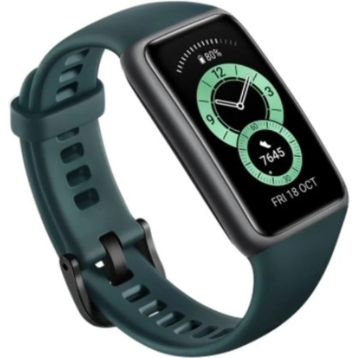 Huawei Band 6 Fitness-Tracker Unisex, 43 x 25,4mm, Kunststoffarmband, Forest Green – Bild 3