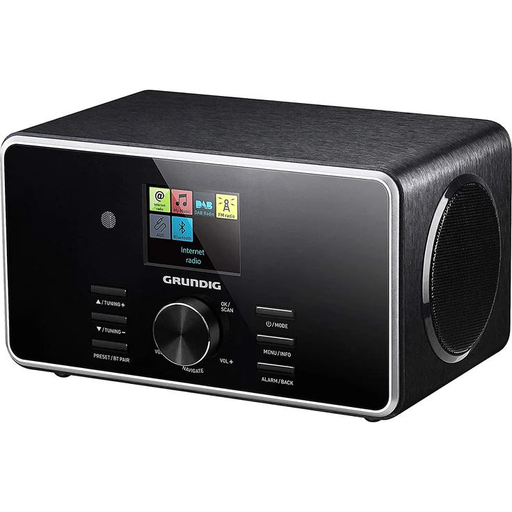 Grundig DTR 5000 X Tischradio mit Bluetooth, WLAN, Wecker, TFT-Display, Wecker, LCD-Display, Wecker, schwarz – Bild 4