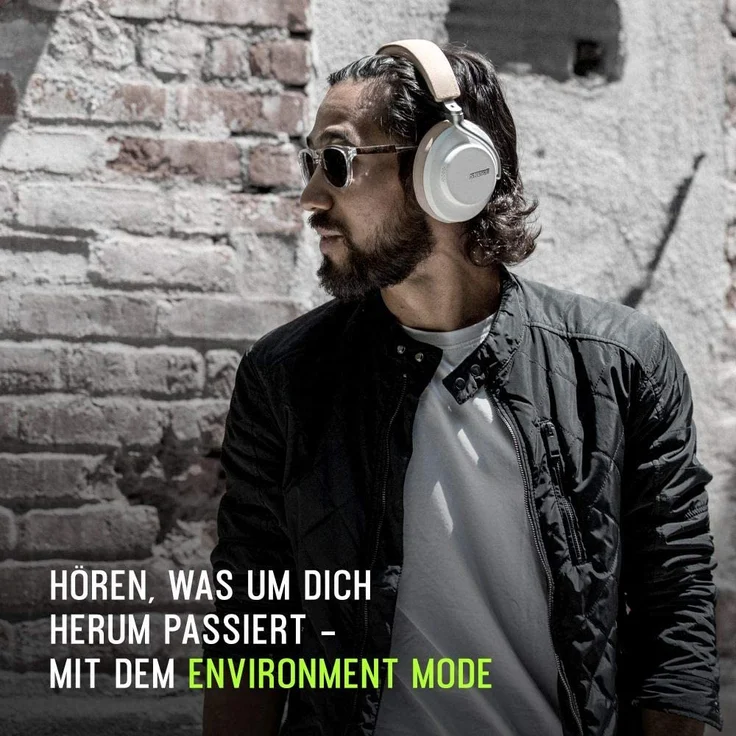 Shure AONIC 50 Over-Ear-Kopfhörer mit Bluetooth, Noise Cancelling, weiß – Bild 6
