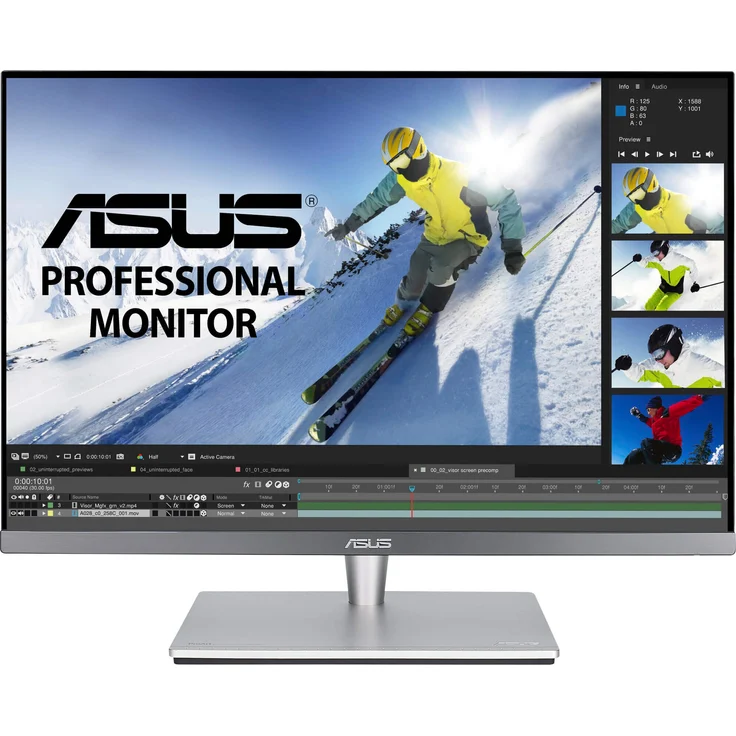ASUS PA24AC 61,2 cm (24,1 Zoll) Monitor (WUXGA, HDMI, DisplayPort, HDR-10, 5ms Reaktionszeit) schwarz – Bild 3