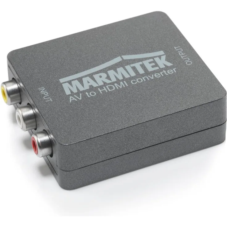 Marmitek Connect AH31 - HDMI Konverter - RCA-SCART zu HDMI - Composite - PAL - NTSC - Adapter - 1080P - Full HD - Keine Software notwendig