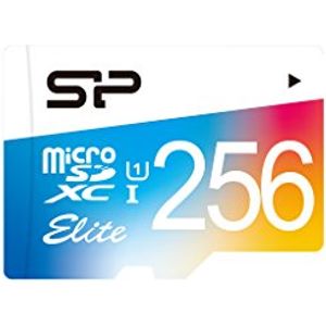 Bild für Silicon Power Elite 256 GB microSDXC UHS Class 10 Speicher Flash  Memoiren Flash (256 GB, SDXC, Class 10, UHS, 85 MB-s, Mehrfarbig)