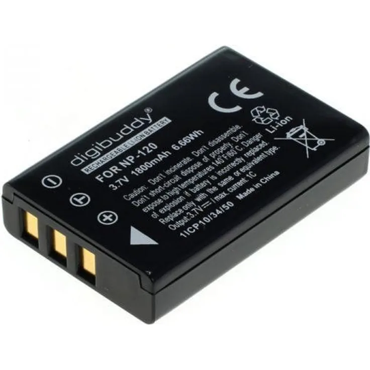 OTB Akku für Fuji NP-120 Li-Ion Schwarz