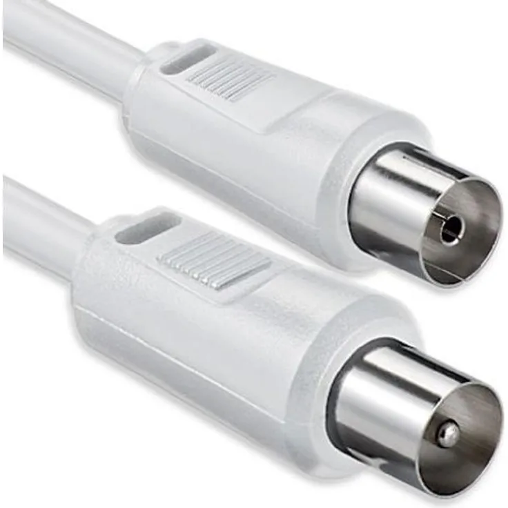 1aTTack AK 250 Koaxial Anschluss-Kabel 2,5m weiß