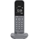 Gigaset CL390HX Universal Mobilteil, Design Telefon, geeignet für FRITZ!Box und HD Voice Freisprechfunktion, schnurloses DECT Telefon mit großem Grafik Display, Satellite Grey, VoIP-Telefon, grau
