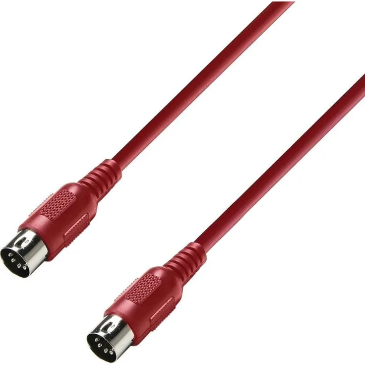 Adam Hall Cabels K3 MIDI 0300 RED MIDI Kabel 3 m rot