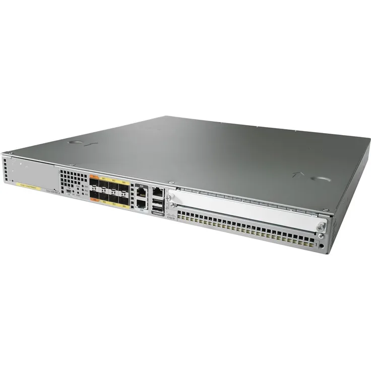 Cisco ASR 1001-X - Security Bundle - Router - GigE - an Rack montierbar - mit Cisco ASR 1000 Series Embedded Services Processor, 2,5 Gbit/s