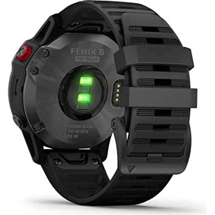 Garmin fēnix 6 Pro Solar Smartwatch GPS, Unisex, 47mm, Kunststoffgehäuse, Schiefergrau/Schwarz – Bild 7