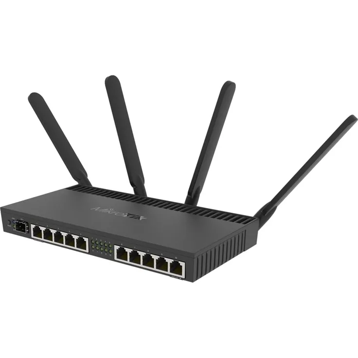 MikroTik RB4011iGS+5HacQ2HnD-IN - Wireless Router - 10 GigE - 802.11b/g/n/ac - Dual-Band