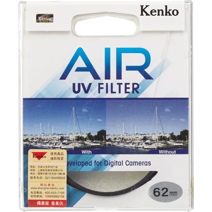 Kenko 226293 AIR UV Filter 62mm schwarz