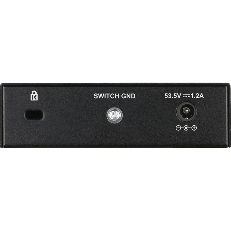 D-Link DGS-1005P, 5-Port Layer 2 unmanaged PoE Gigabit Switch (4 x 10-100-1000 Mbit-s BaseT PoE Port, 1 x 10-100-1000 Mbit-s BaseT Port, 60W PoE Kapazität, Plug & Play, lüfterlos, Metallgehäuse) – Bild 3