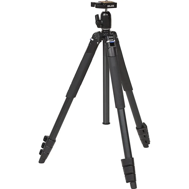 Slik al-420 Lite Aluminium Stativ mit sbh-100dqa Kopf ? Schwarz