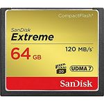 SanDisk Extreme CompactFlash UDMA7 64GB bis zu 120 MB-Sek Speicherkarte