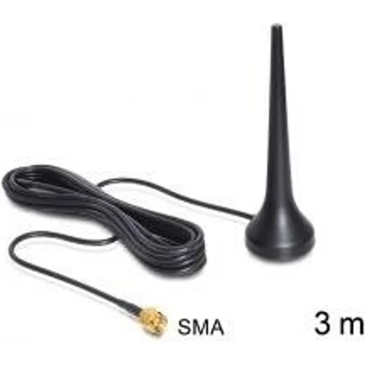 DeLock GSM Quadband Antenna - Antenne - GSM850 - GSM900 - GSM1800 - GSM1900, 88690