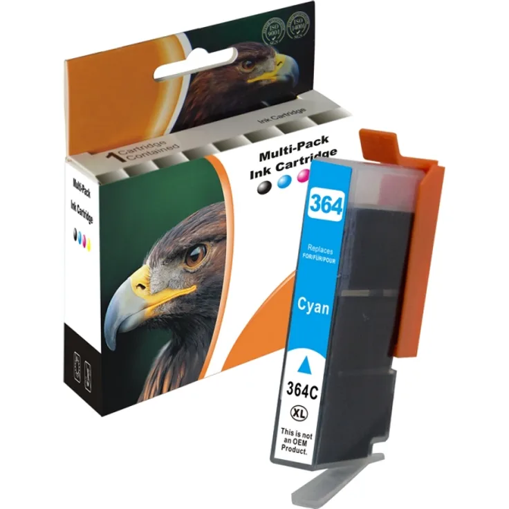 D&C Tintenpatronen ersetzt HP 364 Cyan
