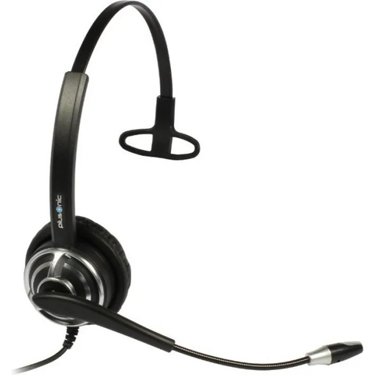 Plusonic Headset 8.1P monaural NC Wideband, schwarz