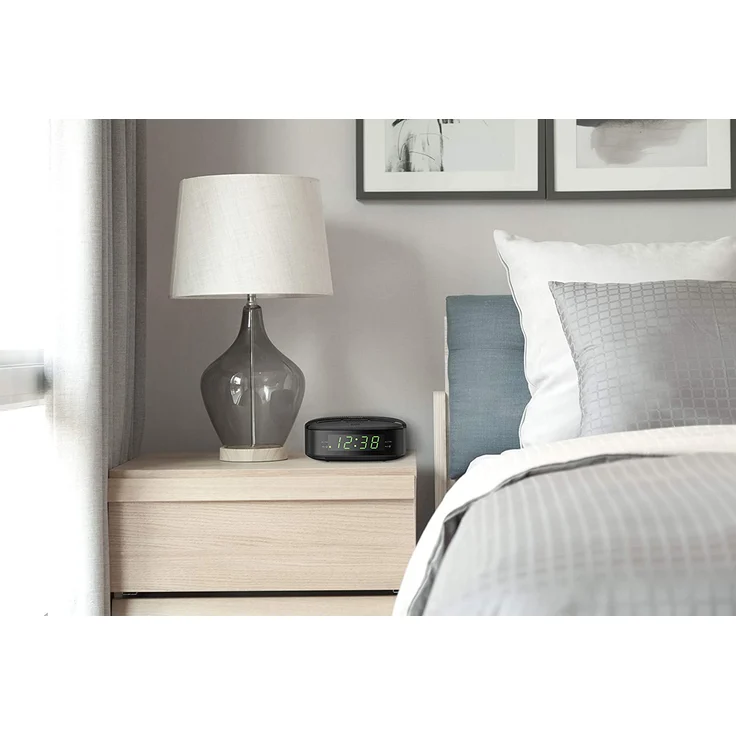 Philips R3205 Radiowecker, LED-Anzeige, schwarz – Bild 4