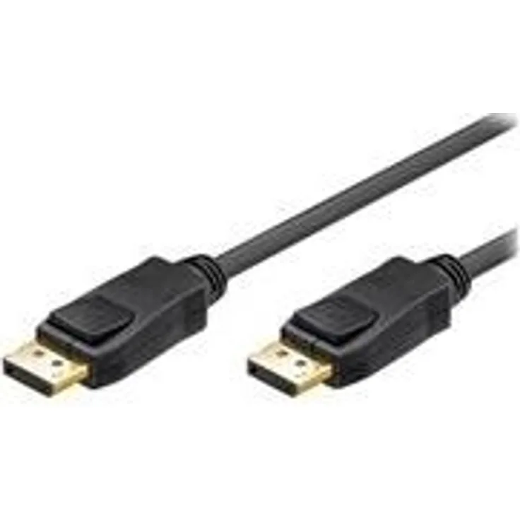 Wentronic Goobay - DisplayPort-Kabel - DisplayPort (M) bis DisplayPort (M) - 3,0m - eingerastet - Schwarz (65924)