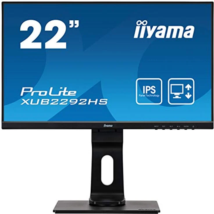 iiyama ProLite XUB2292HS-B1 - 21,5 Zoll, Full HD (1920 x 1080), IPS-Panel, 75Hz, 4ms, 250cd/m² – Bild 1