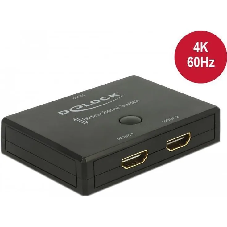 DeLOCK Switch HDMI 2-1 bidirektional 4k 60 Hz