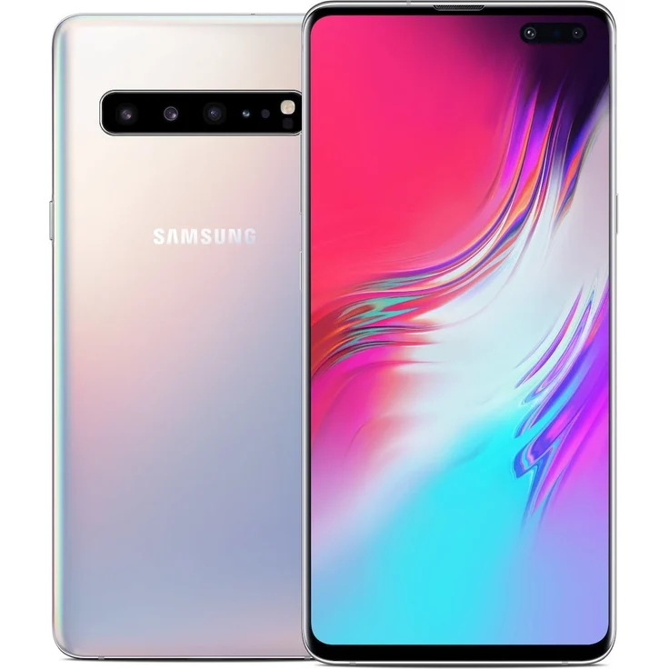 Samsung Galaxy S10 5G Smartphone 15,49cm Pixel (6,1 Zoll) AMOLED-Display, 256GB interner Speicher, 8GB RAM, Single-SIM, Android, Crown Silver – Bild 2