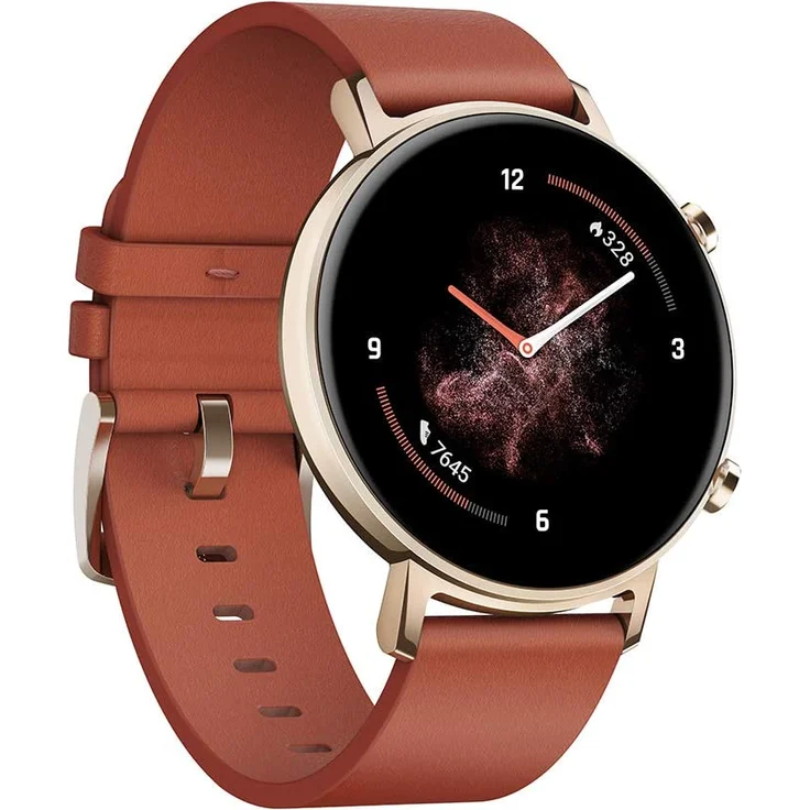 Huawei Watch GT2 Smartwatch GPS, Unisex, 42mm, Chestnut Red - Preisvergleich – Bild 1