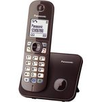 Panasonic KX-TG6811GA DECT-Telefon schnurlos, GAP Telefon, Festnetz, mocca-braun