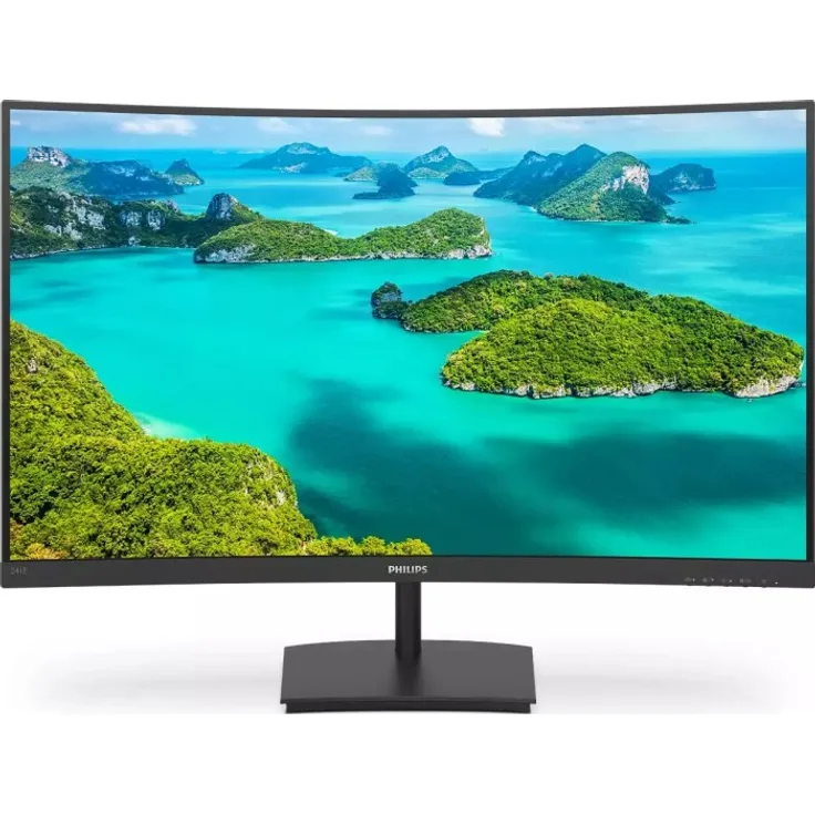 Philips E-line 241E1SC - 23,6 Zoll, Full HD (1920 x 1080), VA-Panel, 75Hz, 4ms, 250cd/m² (241E1SC/00)