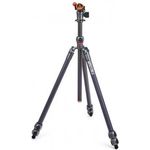 3 LEGGED THING Pro 2.0 Winston Grau - Hochleistungs-Stativ mit 3 Beinsektionen, 40 Kg Tragkraft und