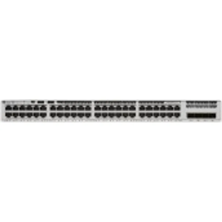 Cisco Catalyst 9200 C9200L-48T-4G Layer 3 Switch, 48 x Gigabit Ethernet Network, 4 x Gigabit Ethernet Uplink, Manageable, Twisted Pair, optische Faser, modular, 3 Schichten unterstützt